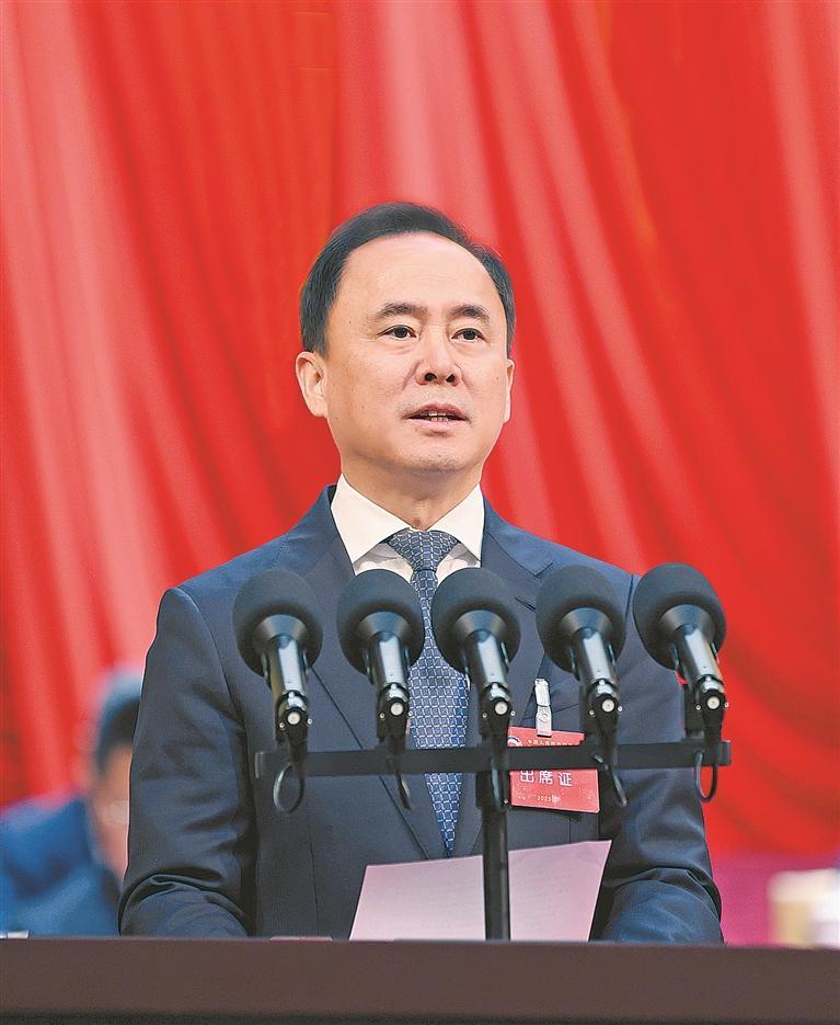 市委書記宋樂偉代表市委在市政協十六屆四次會議上講話