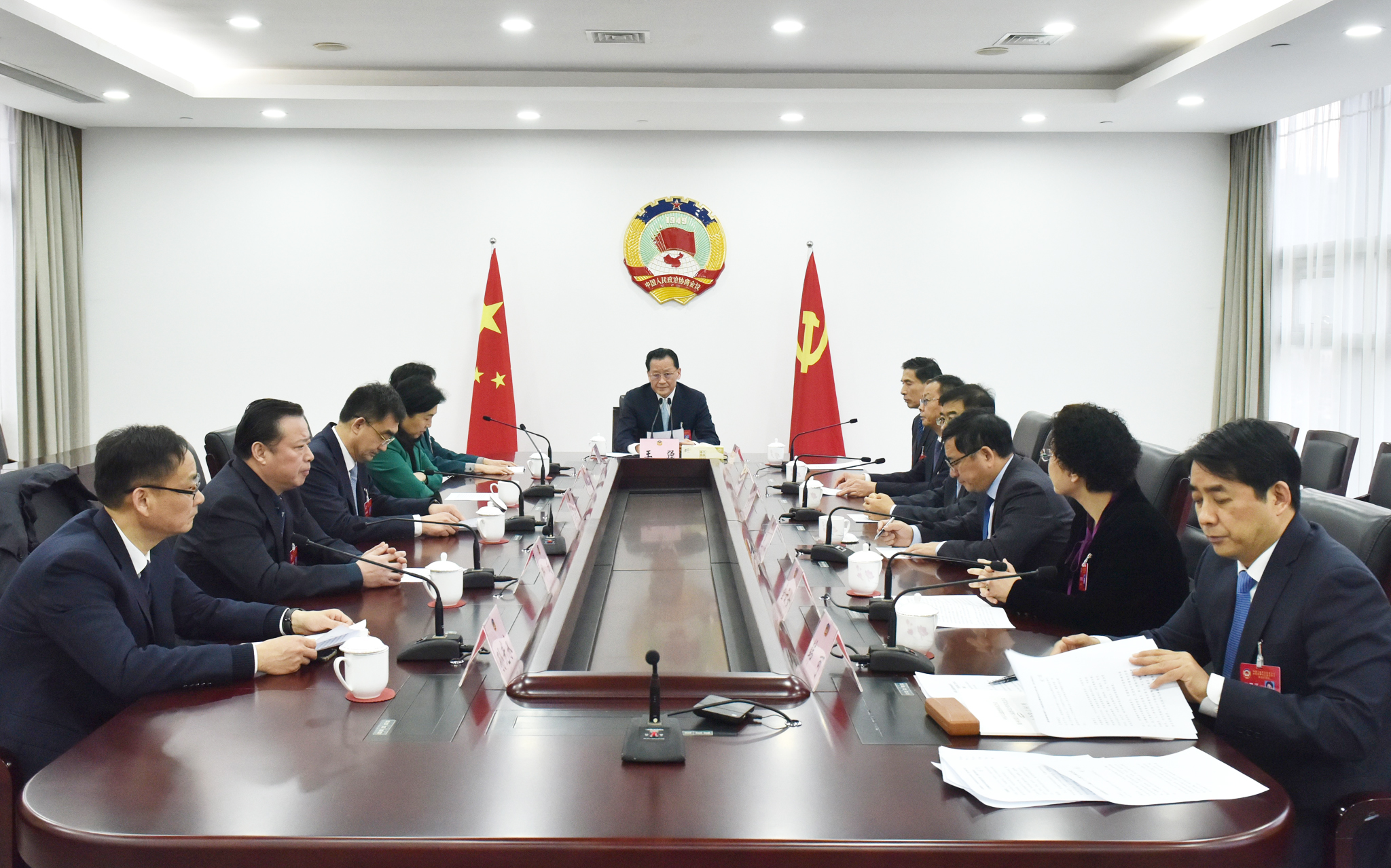 市政協召開十六屆三十六次主席會議　王強主持