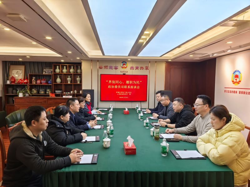 云龍區政協經濟界召開“界別同心  服務為民”雙聯系座談會