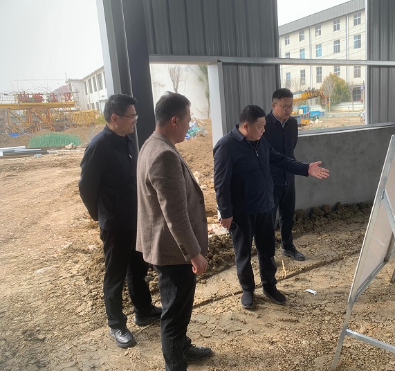 邳州市政協領導調研燕子埠鎮重點項目建設情況