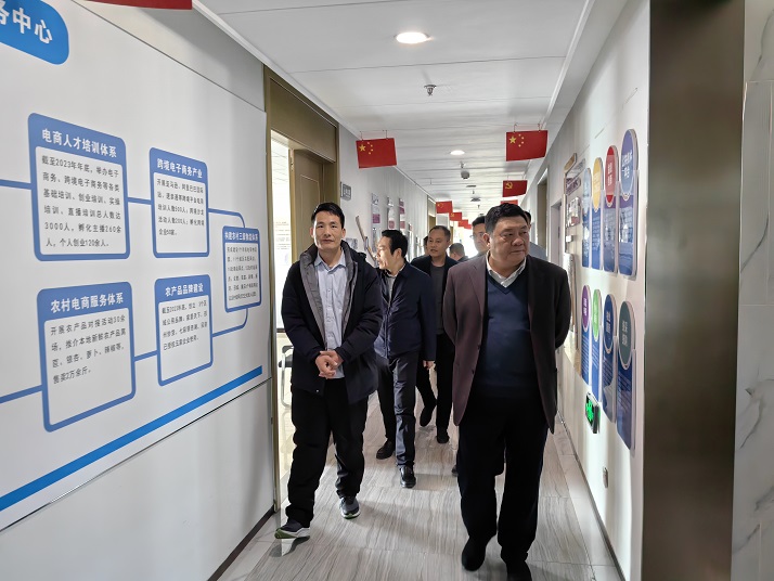 邳州市政協領導調研樓宇經濟發展情況