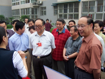 孫建軍主席向政協(xié)公方泉副主席匯報科普工作