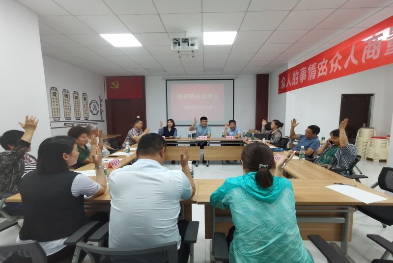 云龍：協商民主議事解決了墻面維修難題