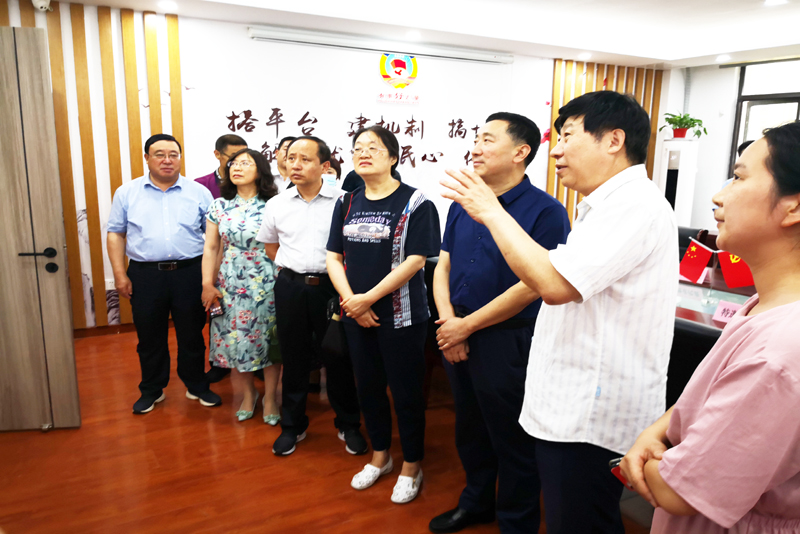 甘肅省天水市政協(xié)來我市考察基層協(xié)商民主工作