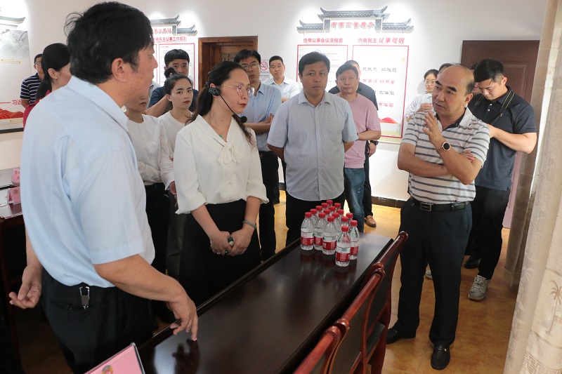 河南省商丘市寧陵縣及梁園區(qū)政協(xié)來銅學習考察“有事好商量”平臺建設(shè)工作