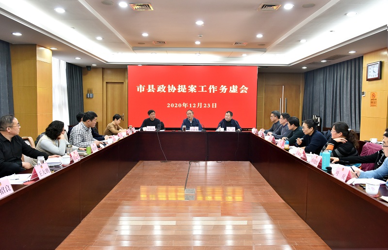 市政協召開市縣政協提案工作務虛會