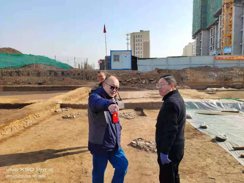 邳州市政協(xié)新聞文藝組調(diào)研邳州市考古發(fā)掘與文物保護工作