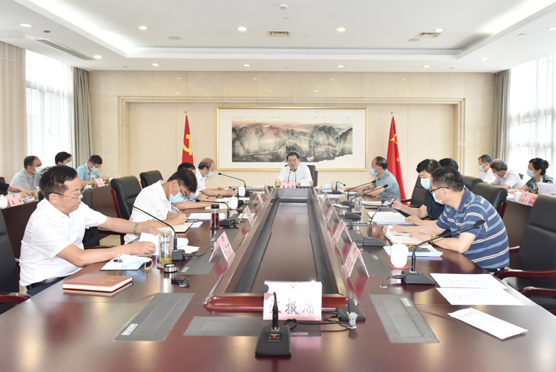 市政協舉行十五屆四十八次主席會議 王安順主持并講話