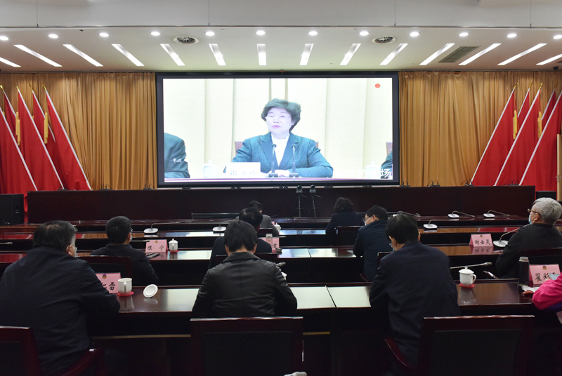 住徐省政協常委、委員在徐州分會場參加省政協常委會會議 認真學習貫徹落實習近平總書記重要講話和全國兩會精神