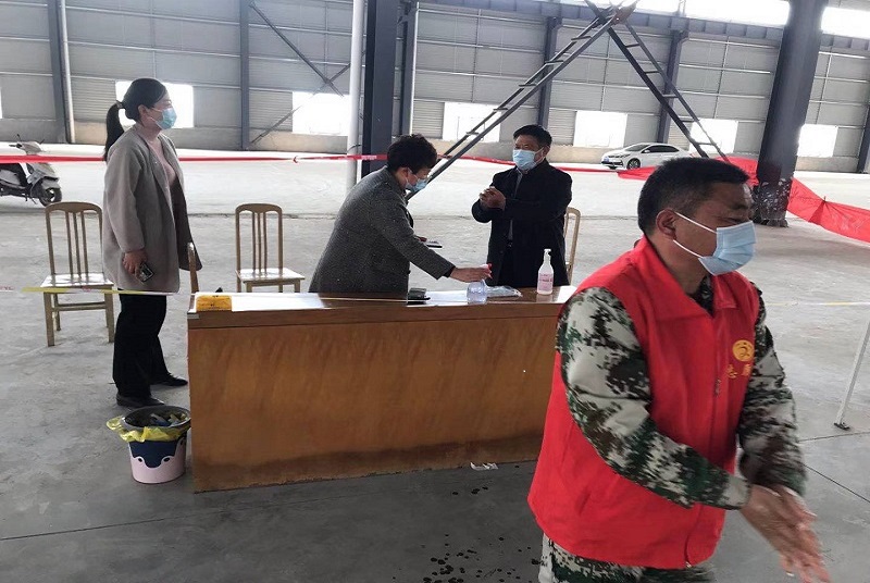 賈汪區政協委員堅守疫情防控第一線