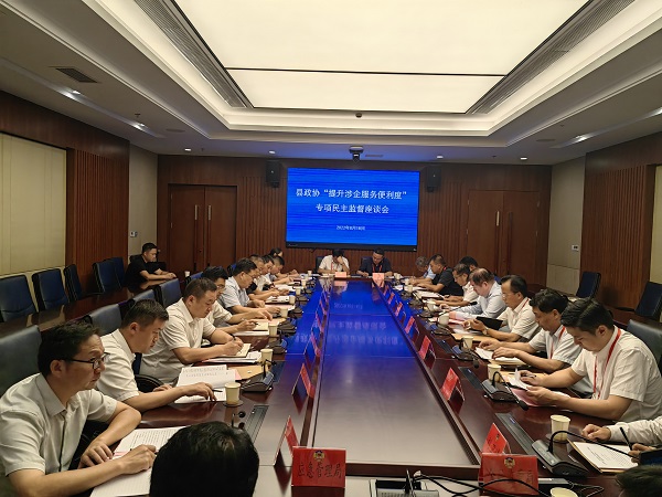 豐縣政協開展提升涉企服務便利度 專項民主監督活動