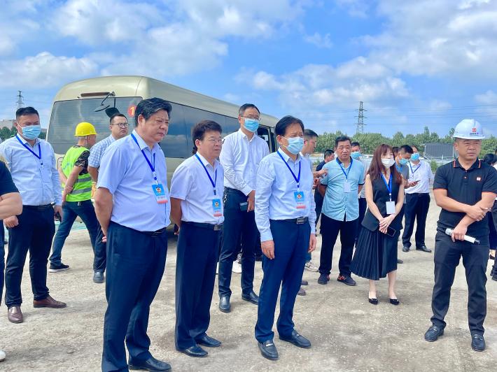 賈汪區政協視察全區重大產業項目建設工作