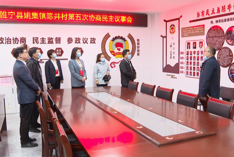 睢寧政協組織開展加快農房改善建設美麗鄉村主席視察活動