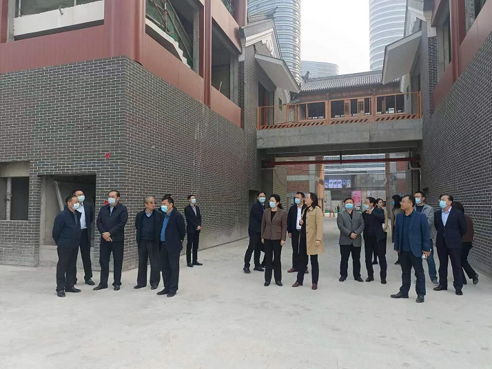 市政協(xié)委員視察徐州文廟歷史文化街區(qū)建設(shè)情況