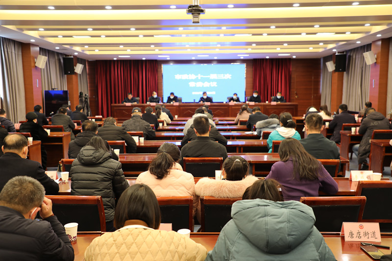 新沂市政協十一屆三次常委會議召開