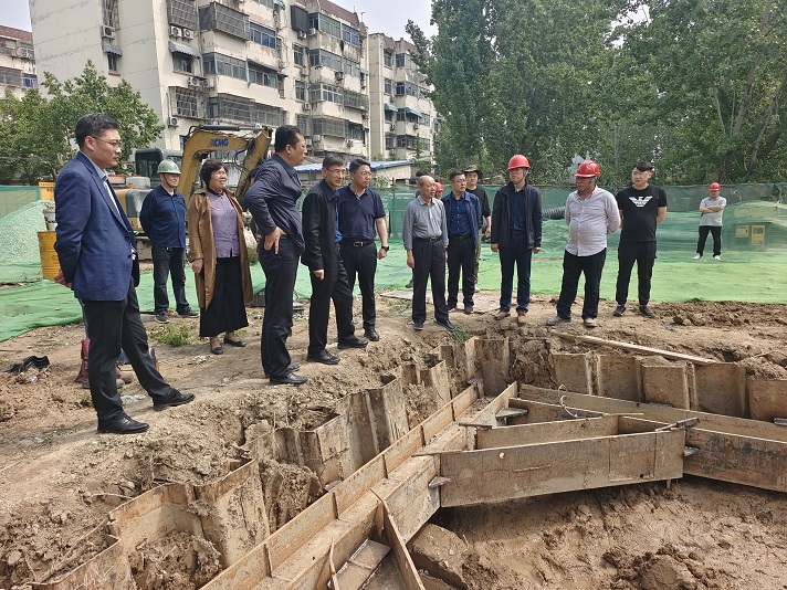 市政協視察易淹易澇積水點綜合整治工程進展情況