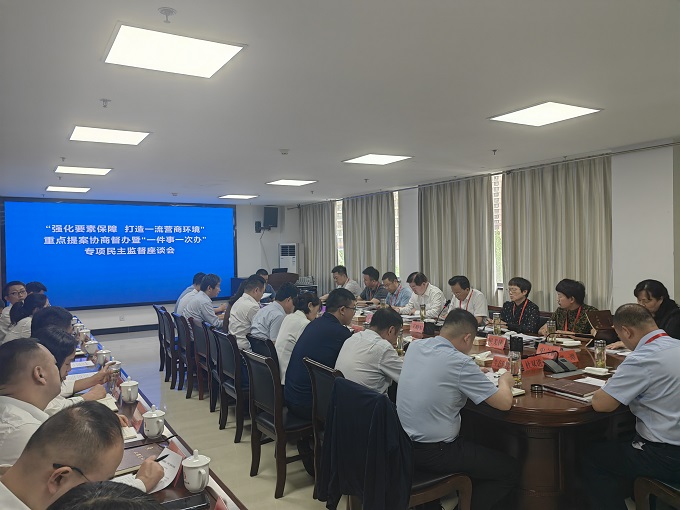 豐縣政協開展打造一流營商環境重點提案督辦暨 “一件事一次辦”專項民主監督活動