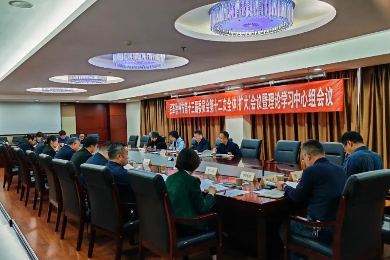 民革徐州市十三屆十二次全委（擴大）會議暨理論學習中心組學習會召開