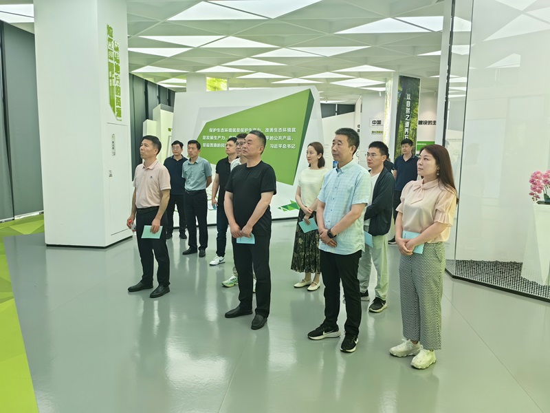南京市建鄴區政協人口資源環境委員會來銅調研“無廢城市”建設工作