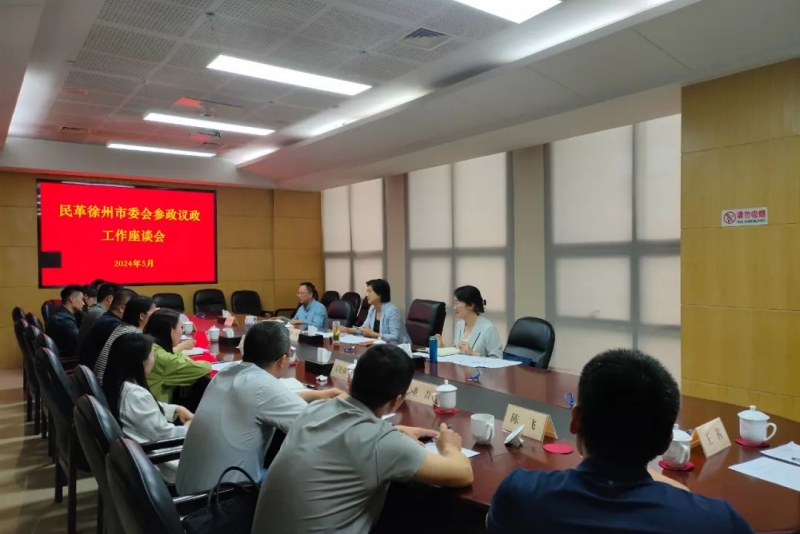 民革徐州市委會召開參政議政工作座談會