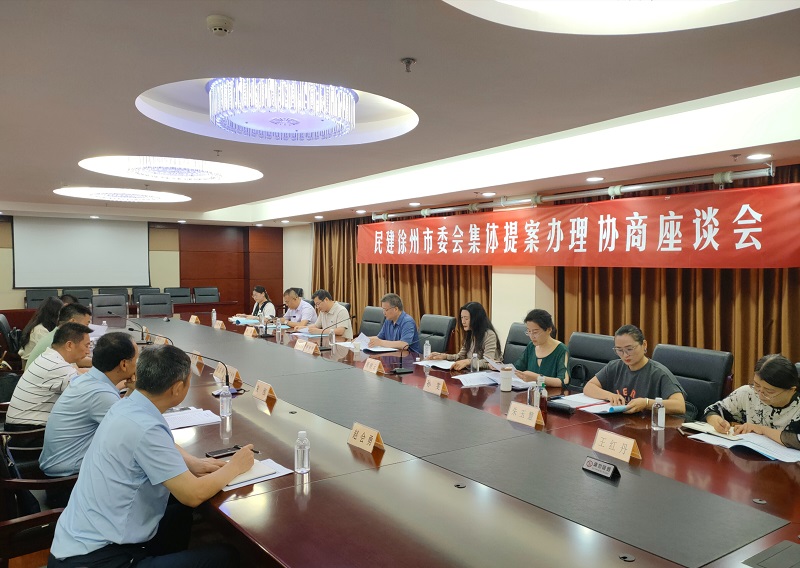 民建徐州市委會開展集體提案辦理協商