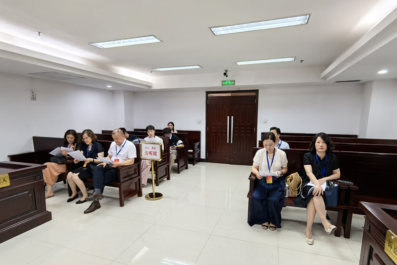 市政協社法委組織委員旁聽庭審