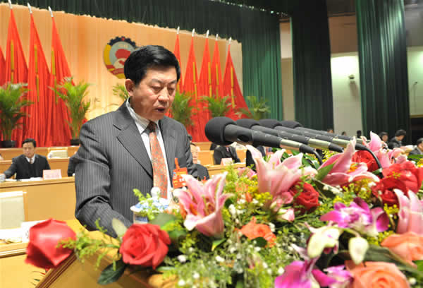 市政協副主席張仰東做提案工作情況的報告
