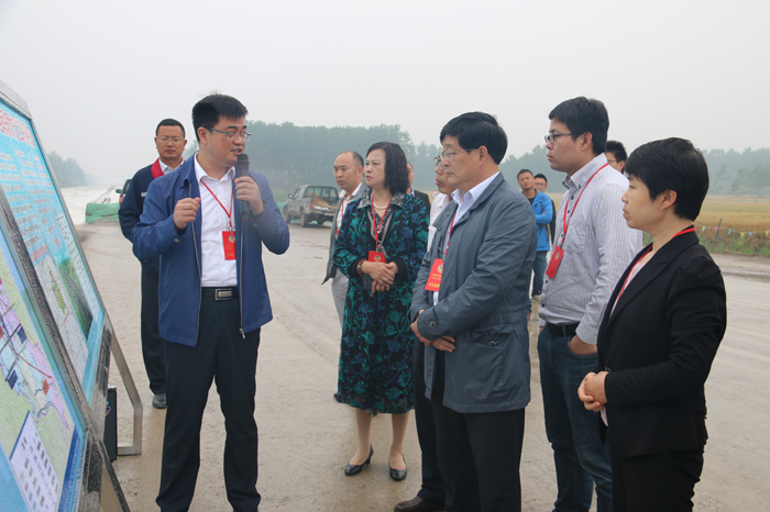 豐縣政協委員視察交通路網工程 2018年建設情況
