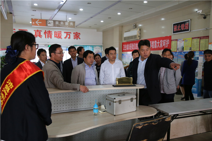 沛縣政協組織委員視察文明城市創建工作