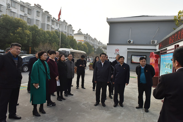 徐州市政協主席王安順一行來邳視察